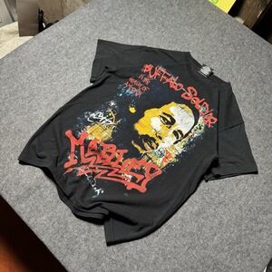 VTG 2009 Bob Marley Zion Rootswear Buffalo Soldier Big Print Shirt Mens M Reggae